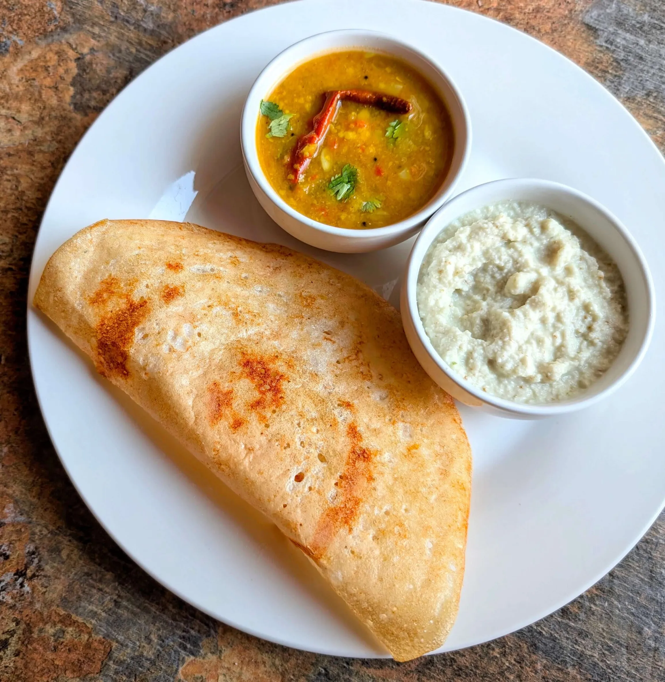 Authentic South Indian dosa at 100+ dosa restaurant in Calgary NE